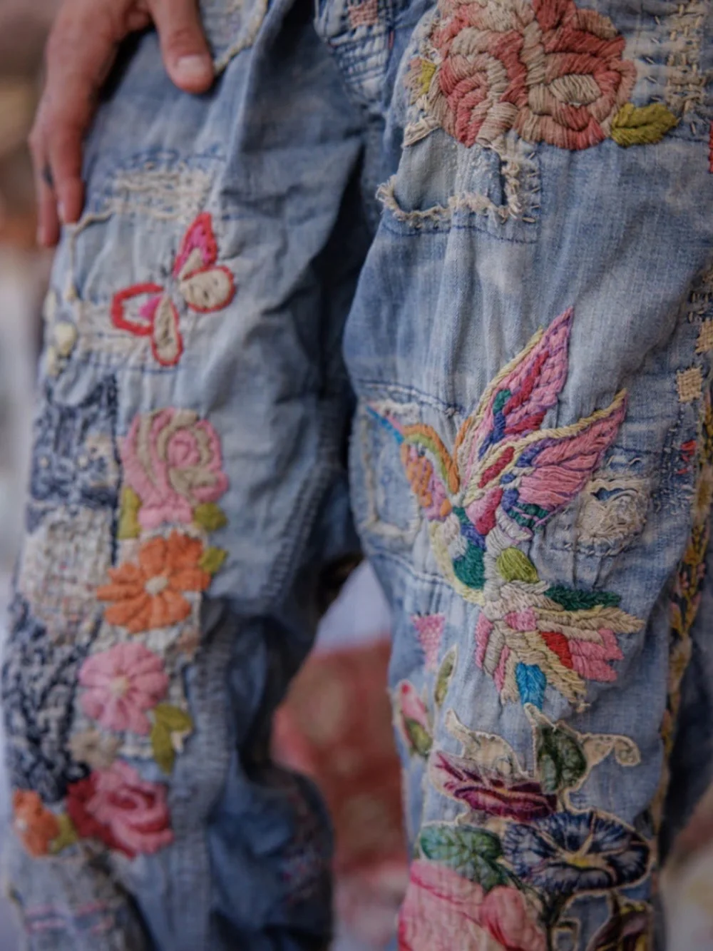 🦋NWT MAGNOLIA PEARL TOBY MINER DENIMS🦋 - Picture 3 of 11